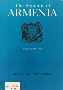 The Republic of Armenia. Vol. II, From Versailles to London, 1919-1920